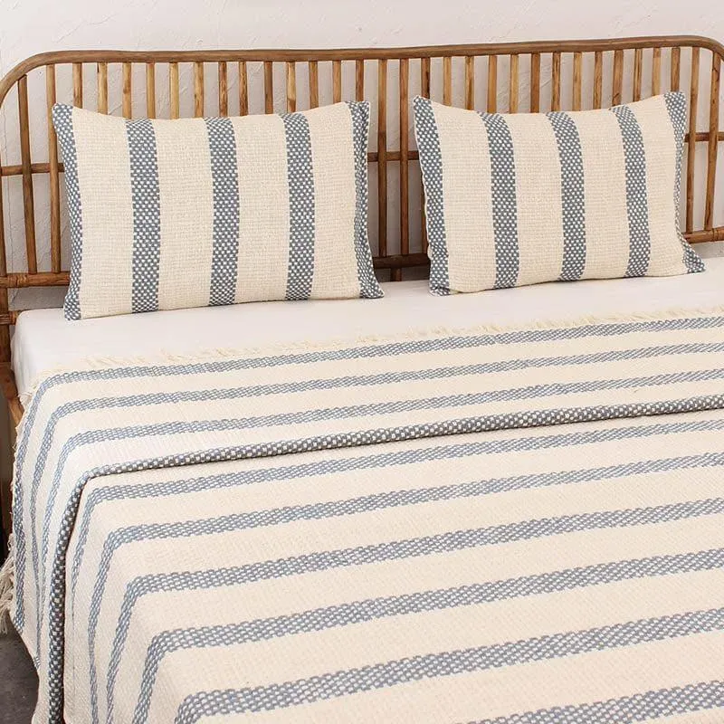 Shivalik Bedcover - Blue media 3