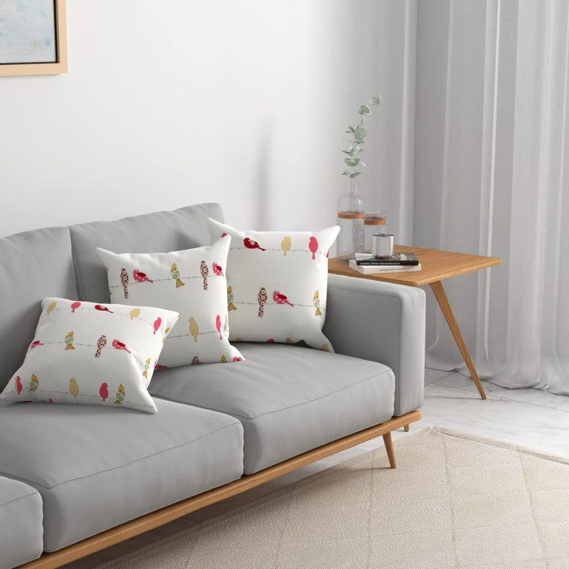 Urban Space Multicolor Cotton Cushion Covers - Set Of Five media 3