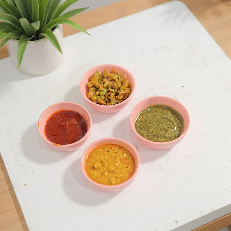 Roska Pink Ceramic Snack Bowls (180 mL Each) - Set Of Four media 6