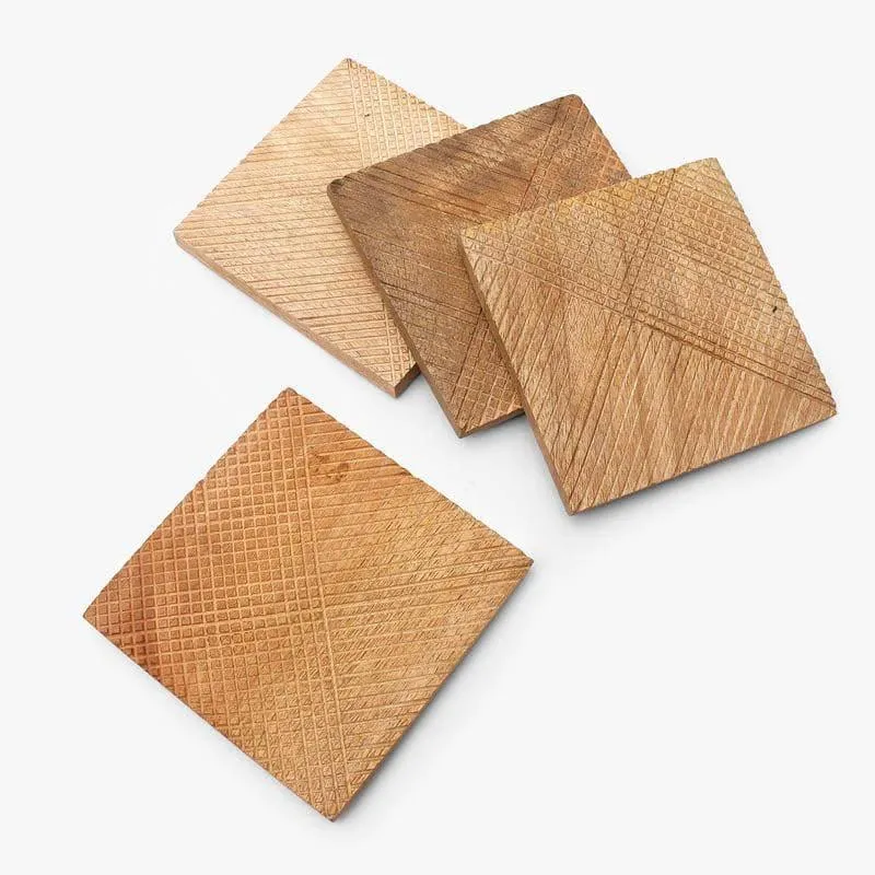 Textured Tan Coaster - Set Of Four media 4