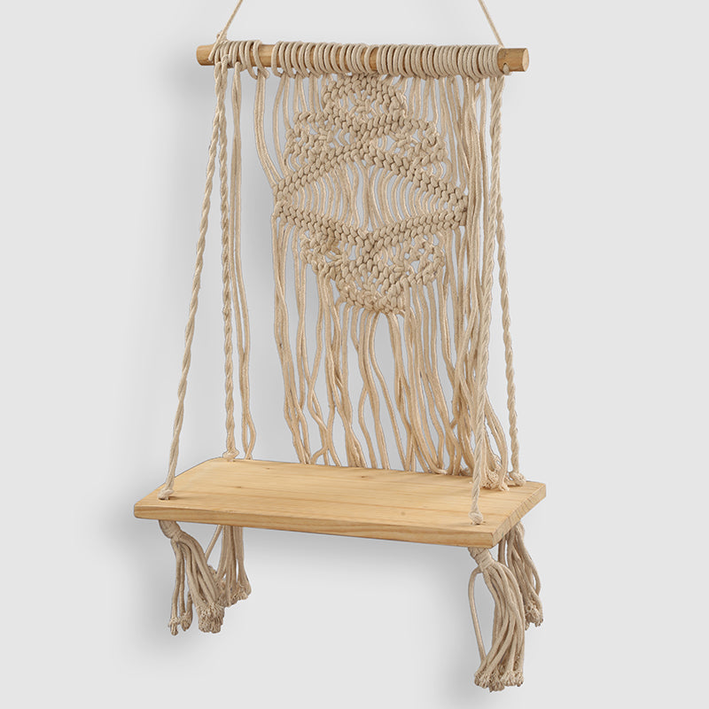 Knot Drift Macrame Wall Shelf media 5