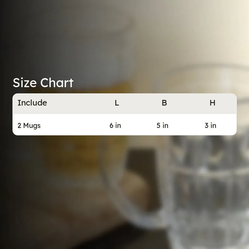 Lysander Beer Mug (500 ML) - Set Of Two media 7
