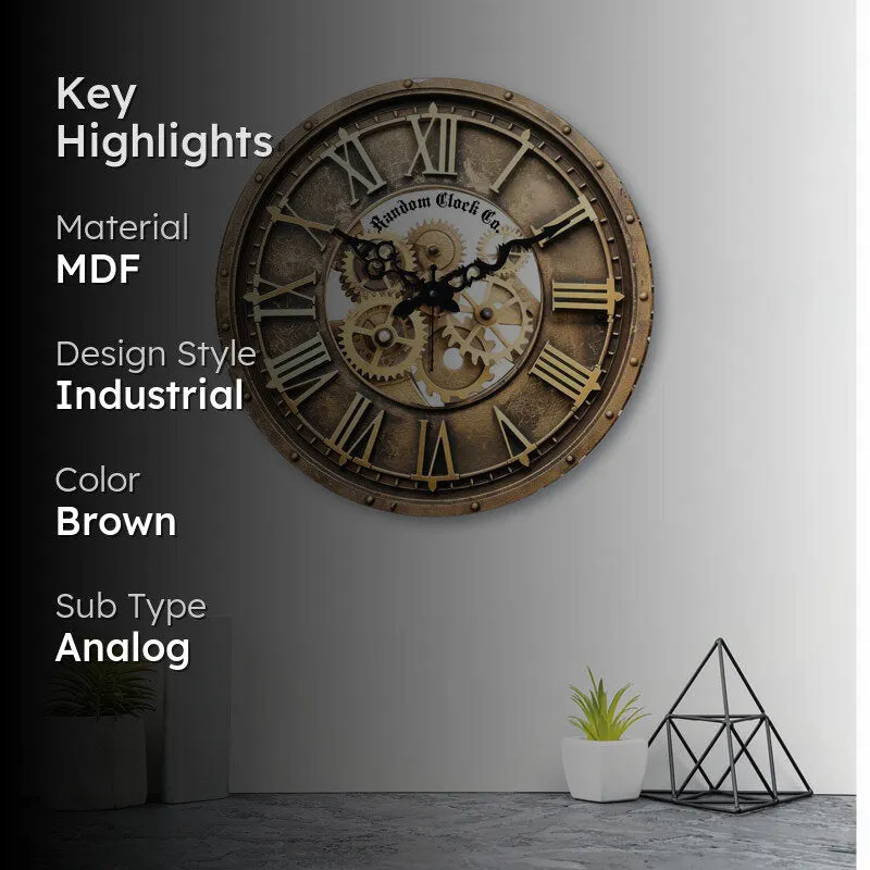 Liora Mech 3D Printed MDF Wall Clock media 2
