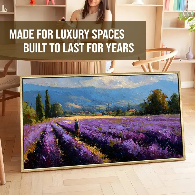 Pastoral Stillness Canvas Wall Painting With Frame media 5