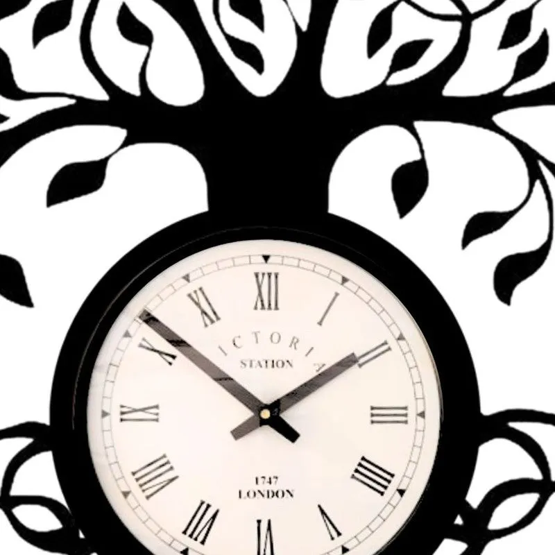 Bodhi Steel Analog Wall Clock - Black media 5