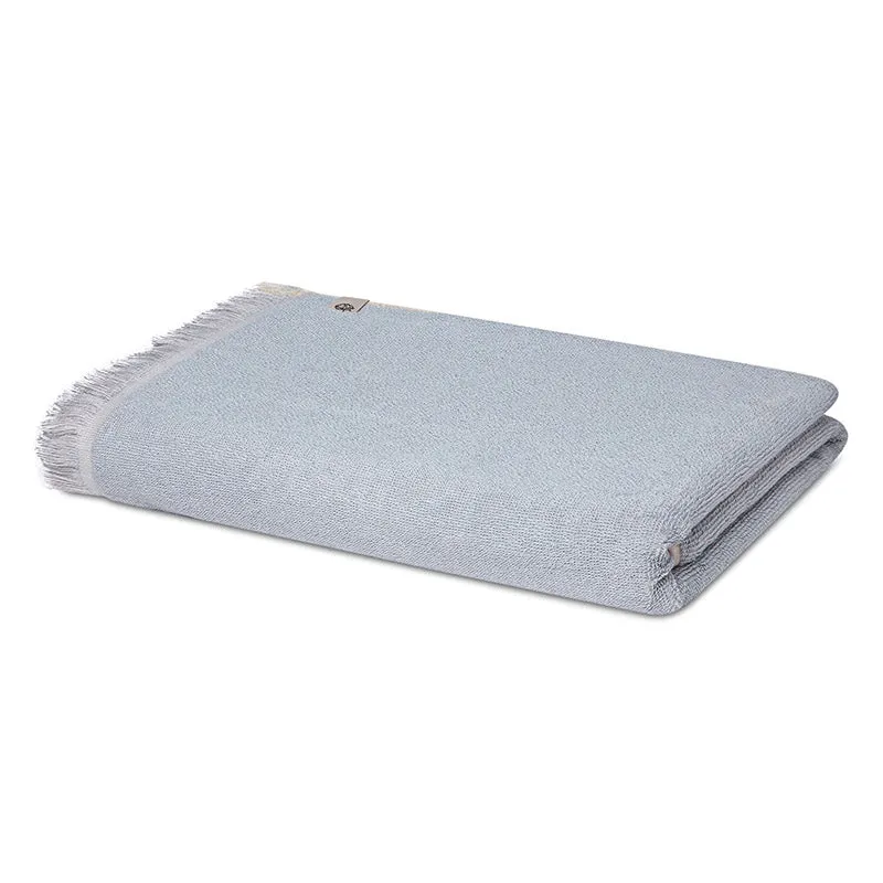 Melange Terry Cotton Bath Towel - Glazed Stone media 3