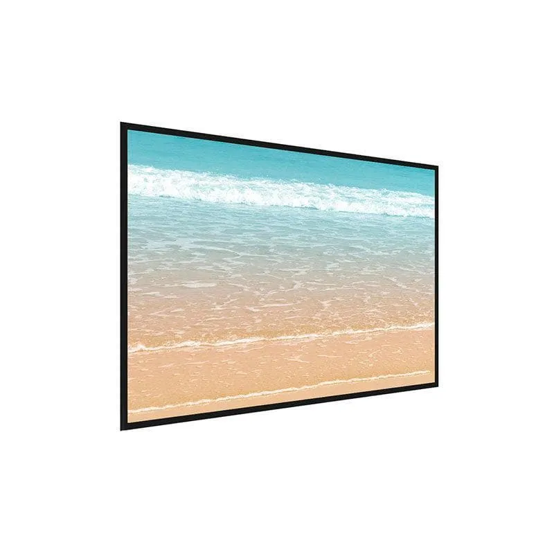 Beautiful Wave Canvas Wall Painting - Black Frame media 3