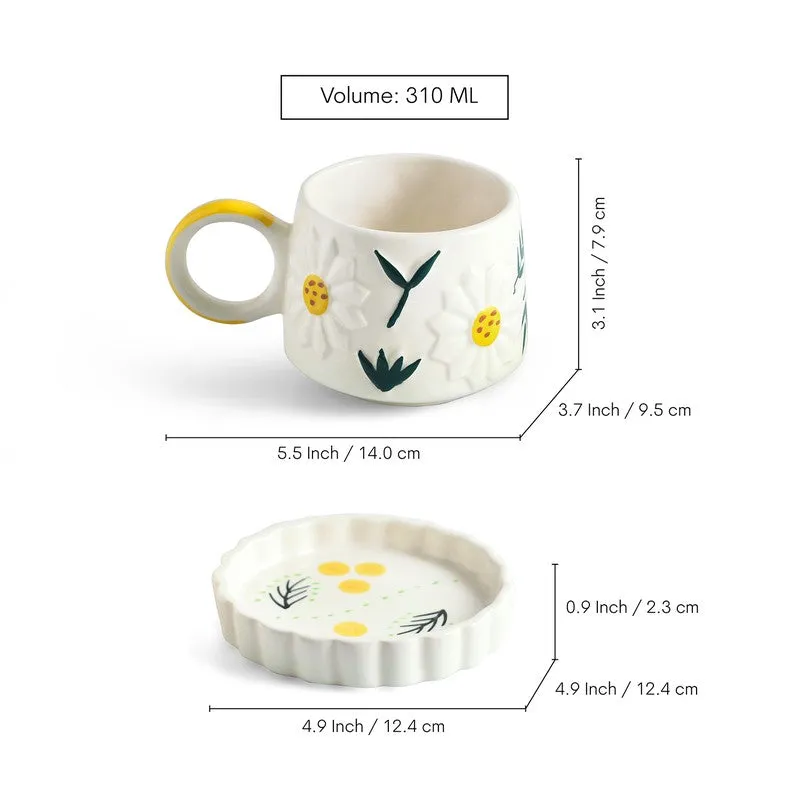 Floral Bloom Cup & Saucer - 310 ML media 7