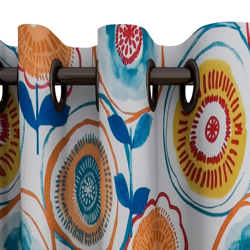 Vibrant Boho Bloom Curtain media 5