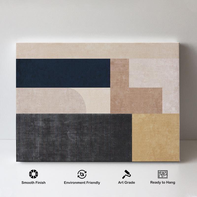 Geometric Polygon Art Canvas Painting - Gallery Wrap media 4
