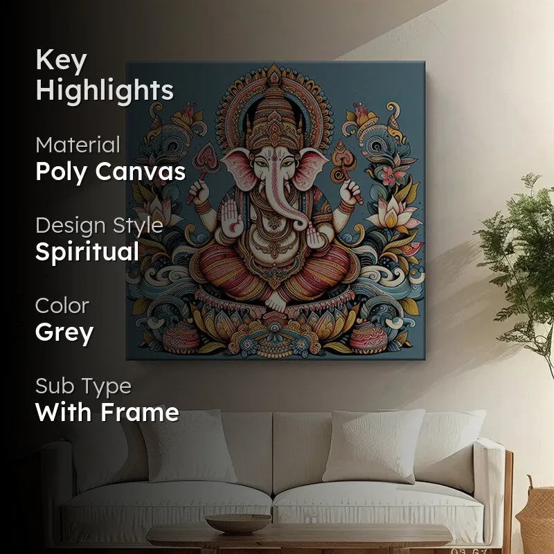 Alankara Ganesha Wall Painting media 2