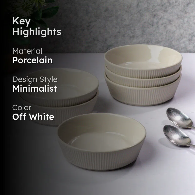 Sylven Snack Bowl(300 mL) - Set Of Six media 2