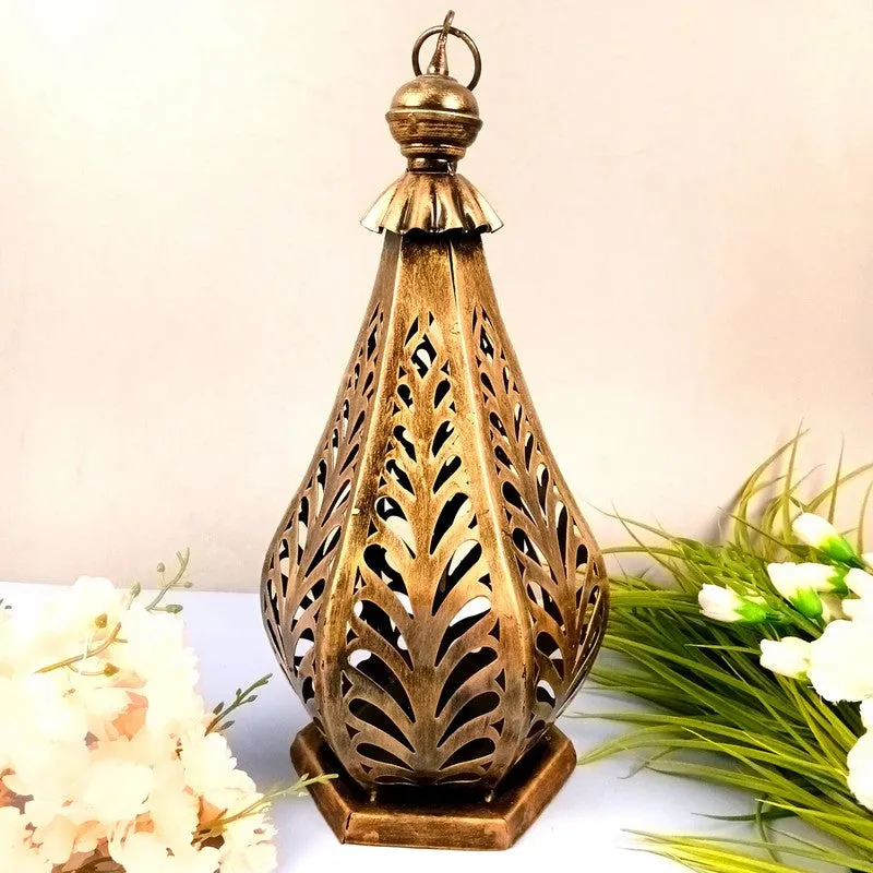 Royal Hanging Elegance Iron Tealight Candle Holder media 4
