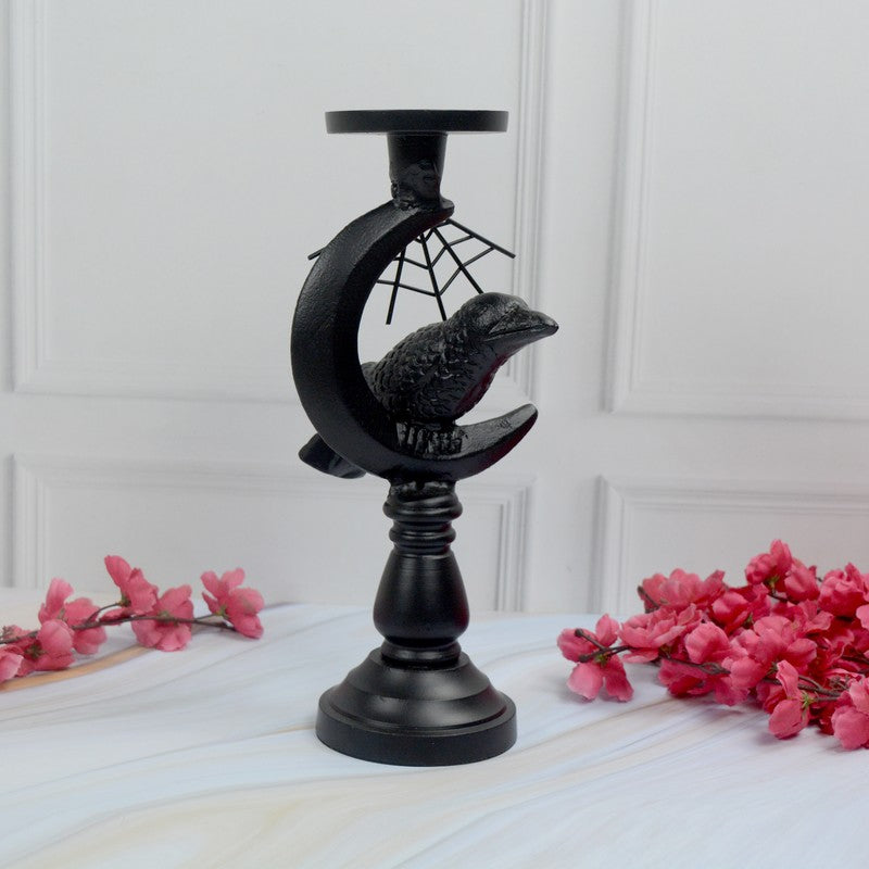 Shadow Bird & Moon Candle Holder