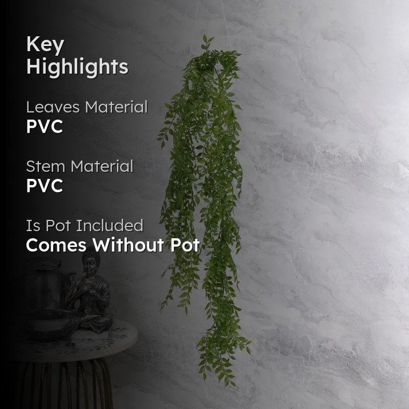Botaniq Artificial Indoor Hanging Plants - 3 Feet media 2
