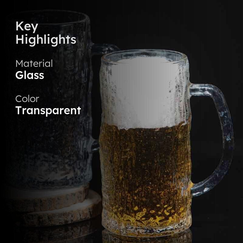 Mega Miyo Beer Mug (490 ml) - Set of Two media 2