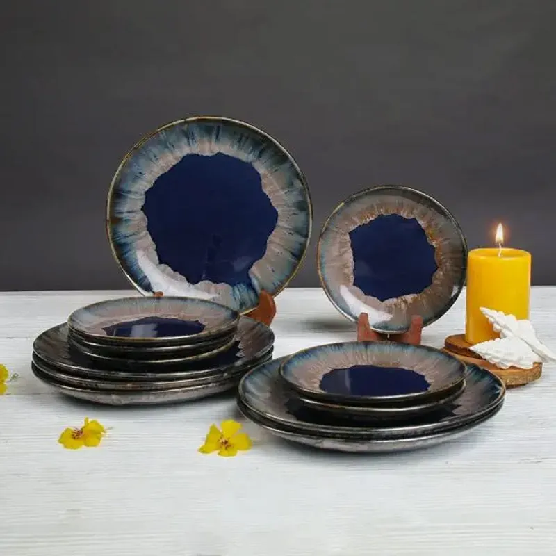 Halmi Handmade Dinner Set - 54 Piece Set media 3