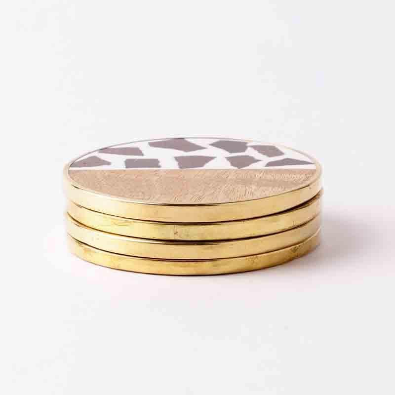 Animal Print Wooden Coaster - Set Of Four media 7