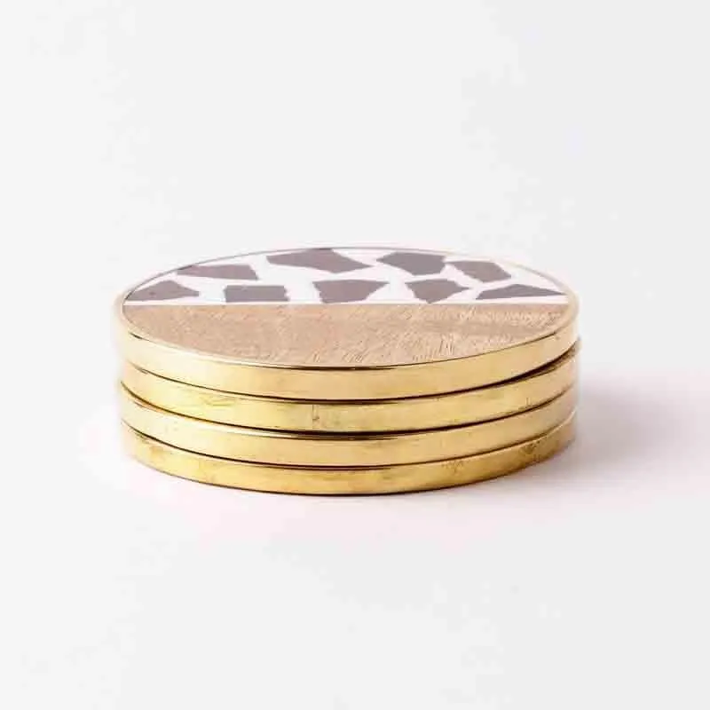 Animal Print Wooden Coaster - Set Of Four media 7
