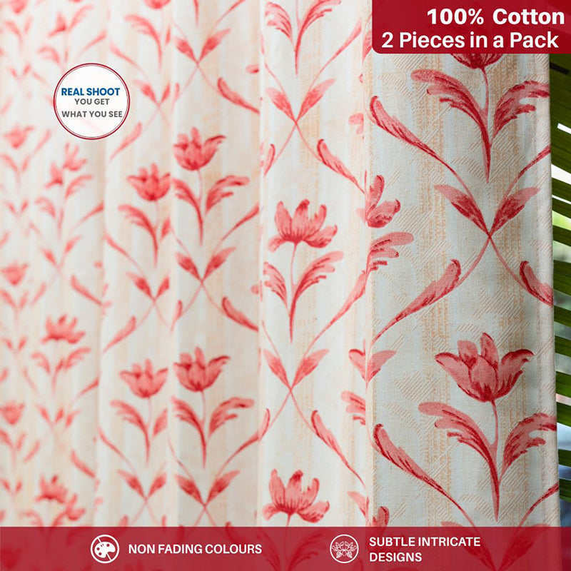 Urban Space Vedra Curtain (Pink) - Set Of Two media 3