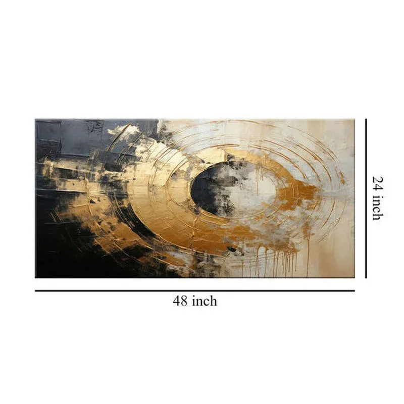 Rustic Ripple Waves Wall Painting media 7