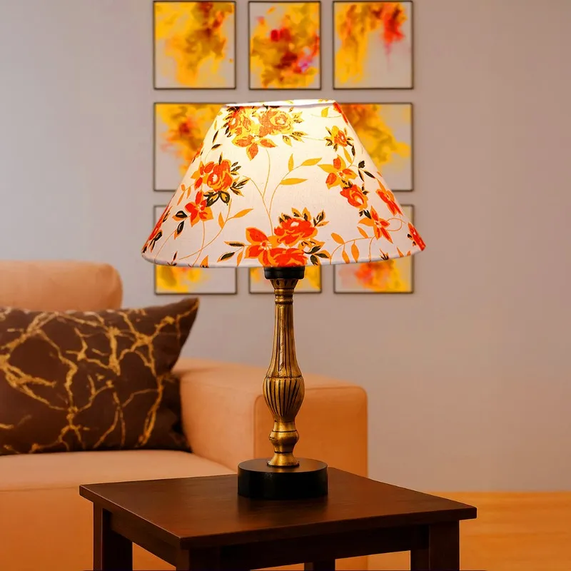Aurelo Tiro Wooden Table Lamp - Multicolor media 3