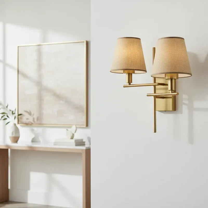 Amber Duet Metal Wall Lamp media 4