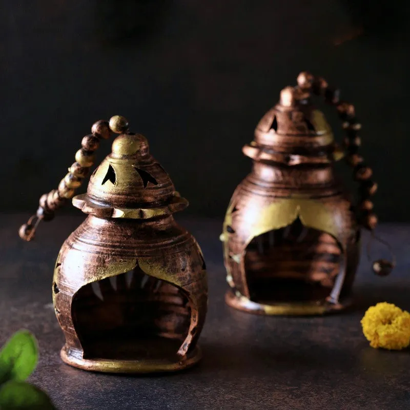 Hanging Nest Tea Light Holder - Set Of Two media 4