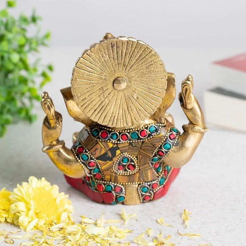 Lord Ganesha Bliss Showpiece media 5