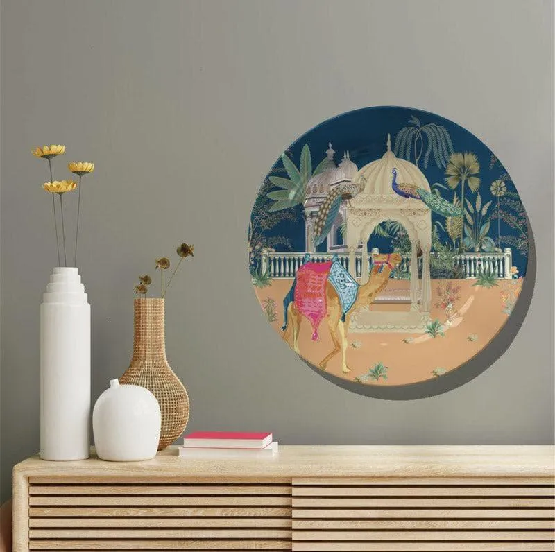 Mughal Camel Garden Wall Plate media 7