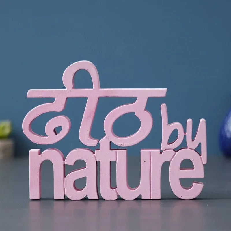 Dheet By Nature Typography Showpiece media 3