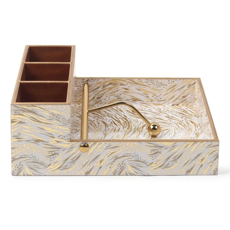 Saryna Wooden Cutlery & Tissue holder media 6