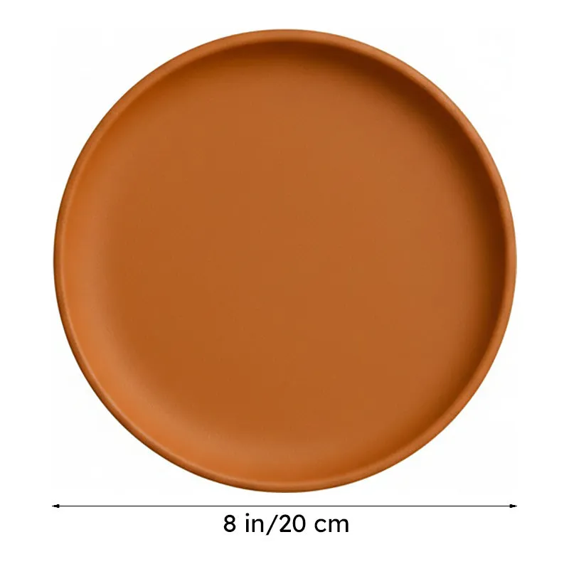 Terrya Handcrafted Terracotta Wall Plate - Set Of Five media 7