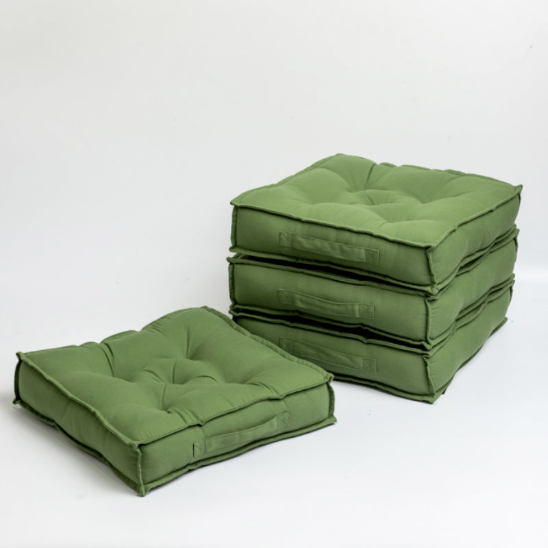 Tara Floor Cushion (Light Green) - Set Of Four media 5