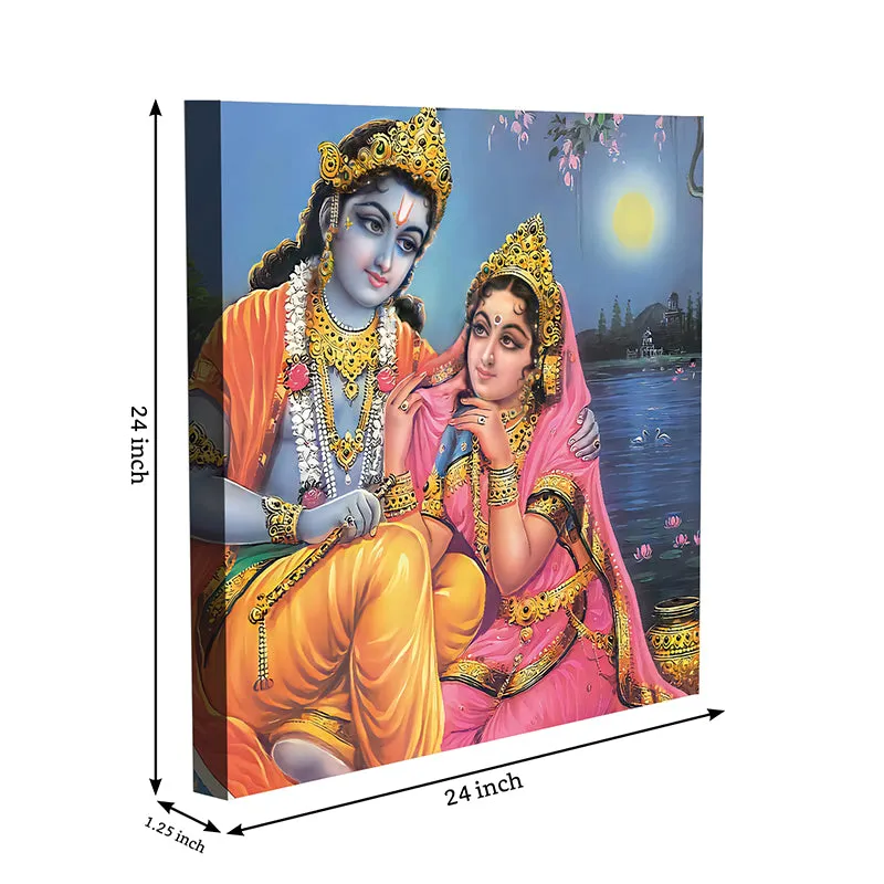 Gaze Of Radha Canvas Wall Art media 8