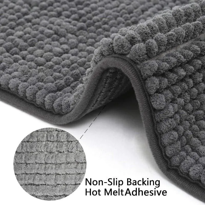 Blissful Micro Fiber Bathmat - Dark Grey media 5