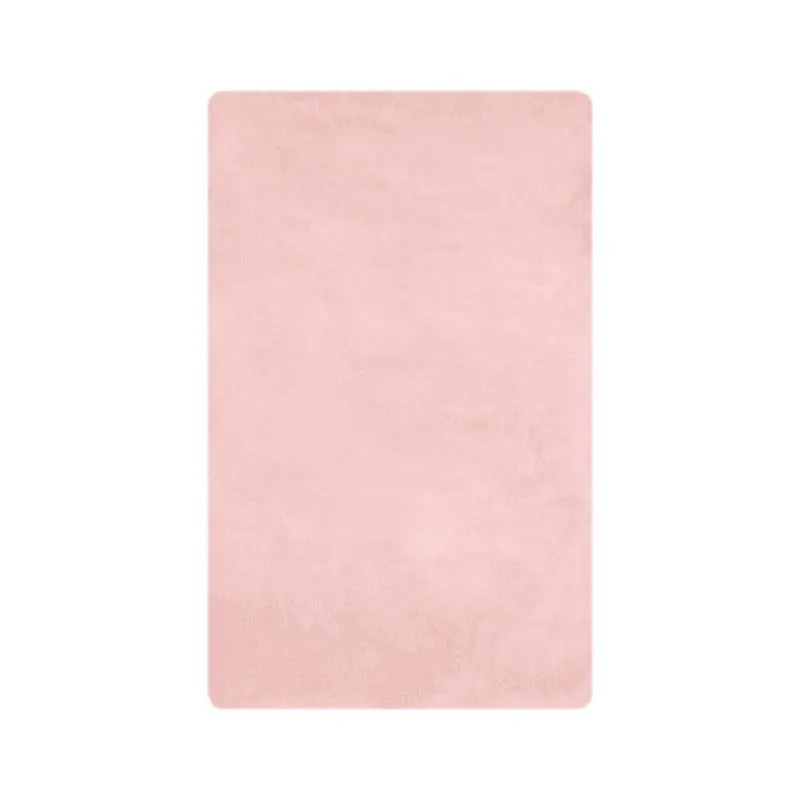 Ruffle Luxe Area Rug - Peach media 5