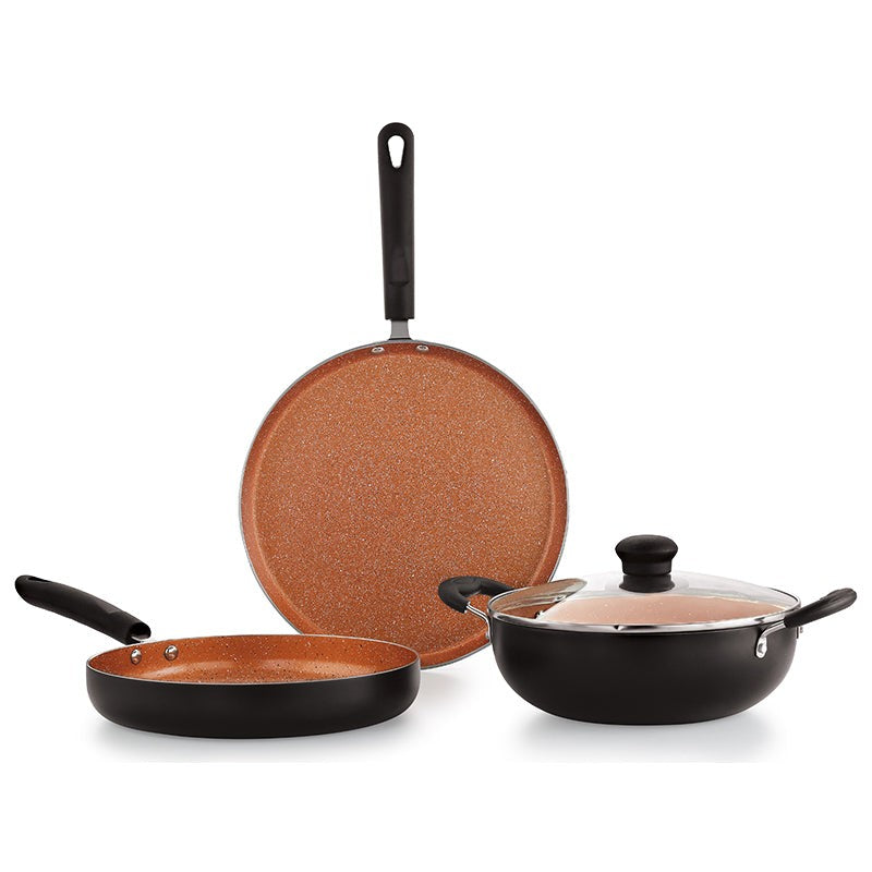 Nirlon Ceramic Coated Cookware - Three Piece Set media 4