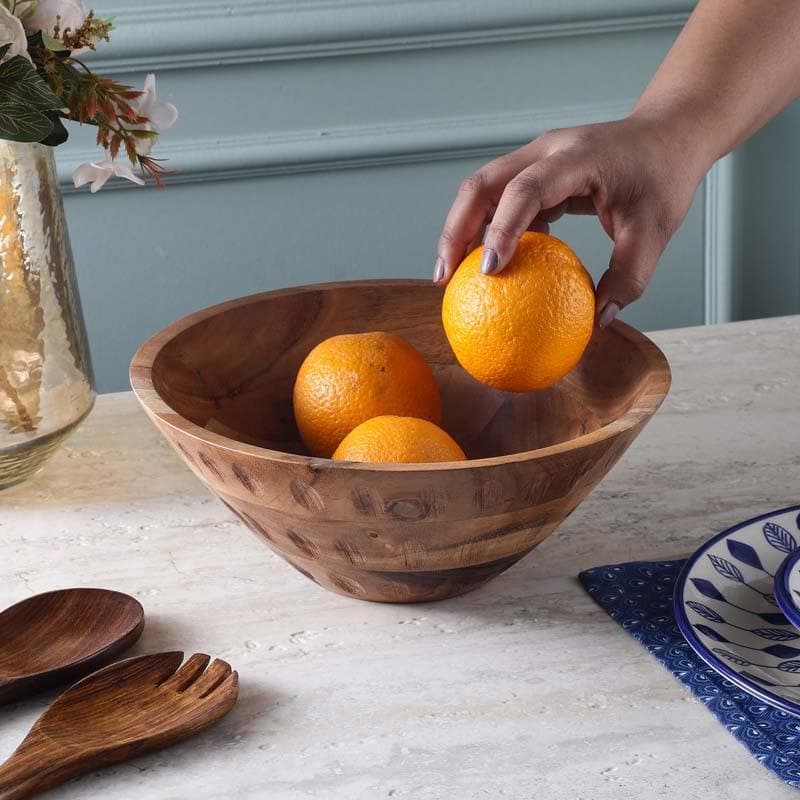 Dimpled Salad Bowl- Medium media 3