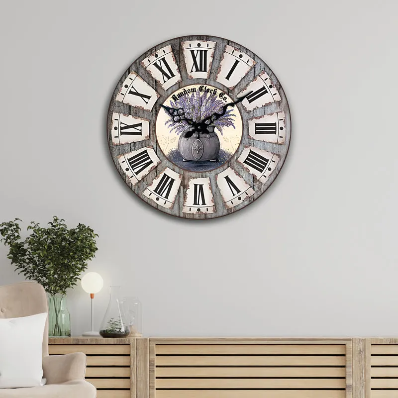 Marlowe Wood Analog Wall Clock media 1