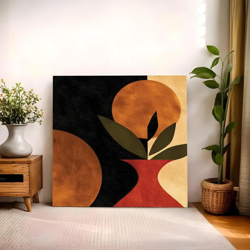 Earthn Leaf Canvas Wall Art media 9