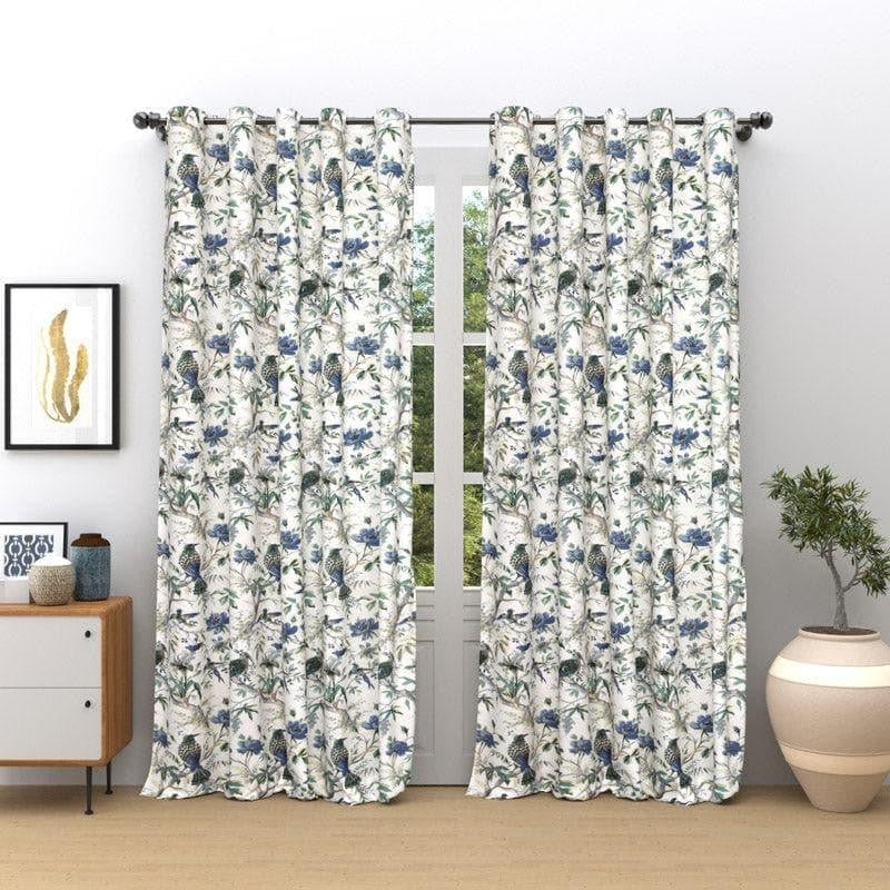 Koel Charm Single Curtain - Blue media 3