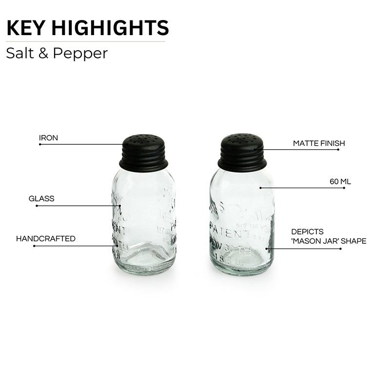Piperis Salt & Pepper Shaker (60 mL) - Set Of Two media 4