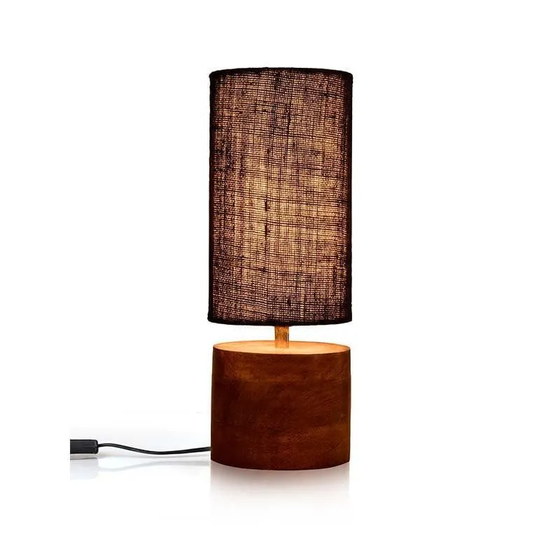 Black Magic Fabric Table Lamp - Black media 6