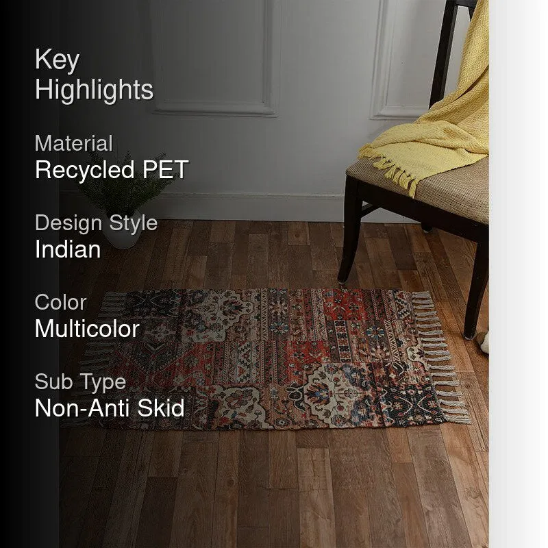 Yishi Ethnic Dhurrie Recycled PET Dhurries media 2