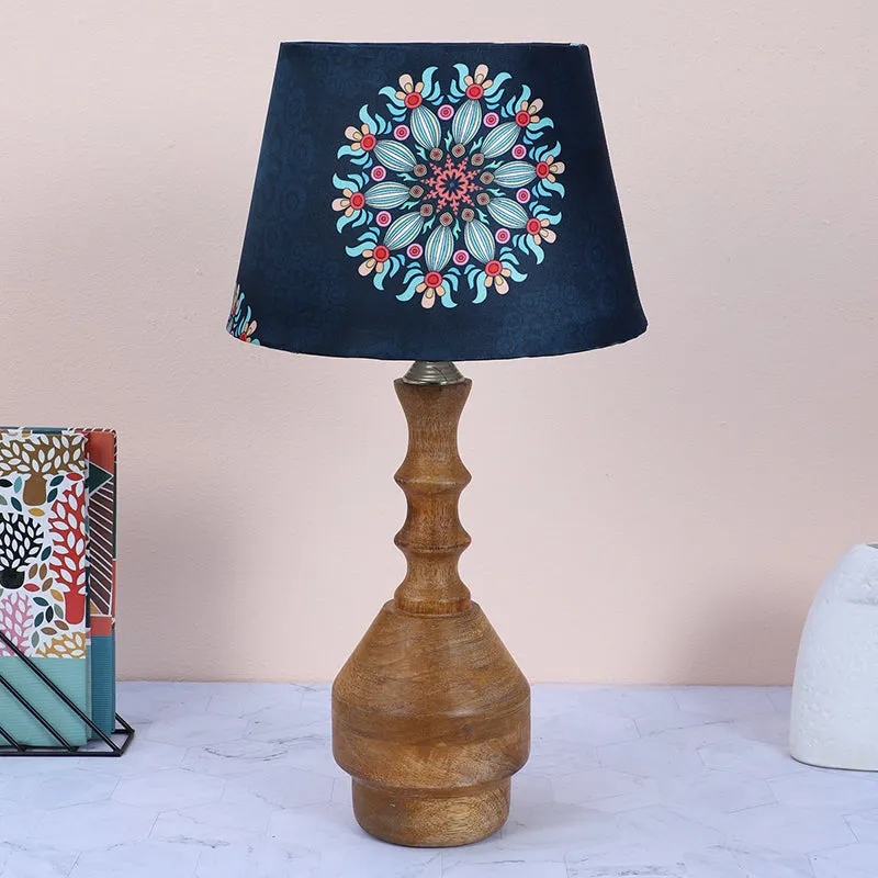 Toile Glyph Mango Wood Table Lamp - Multicolor media 2