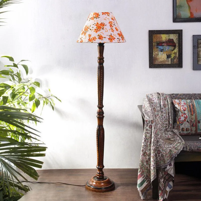 Ibis Hima Vintage Wooden Floor Lamp media 3