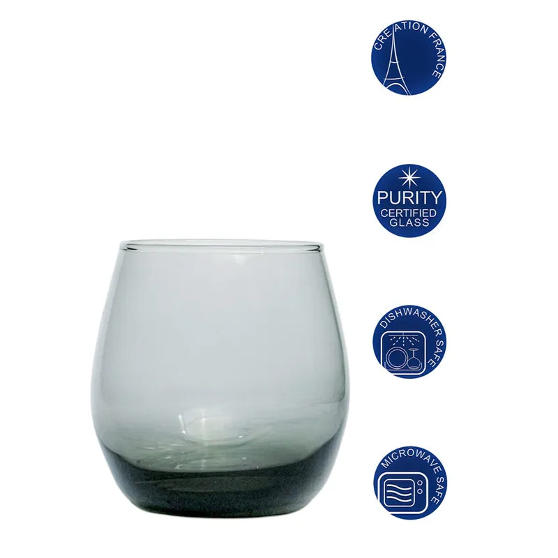 Luminarc Maine Whiskey Glass (320 mL/Grey) - Set Of Six media 5