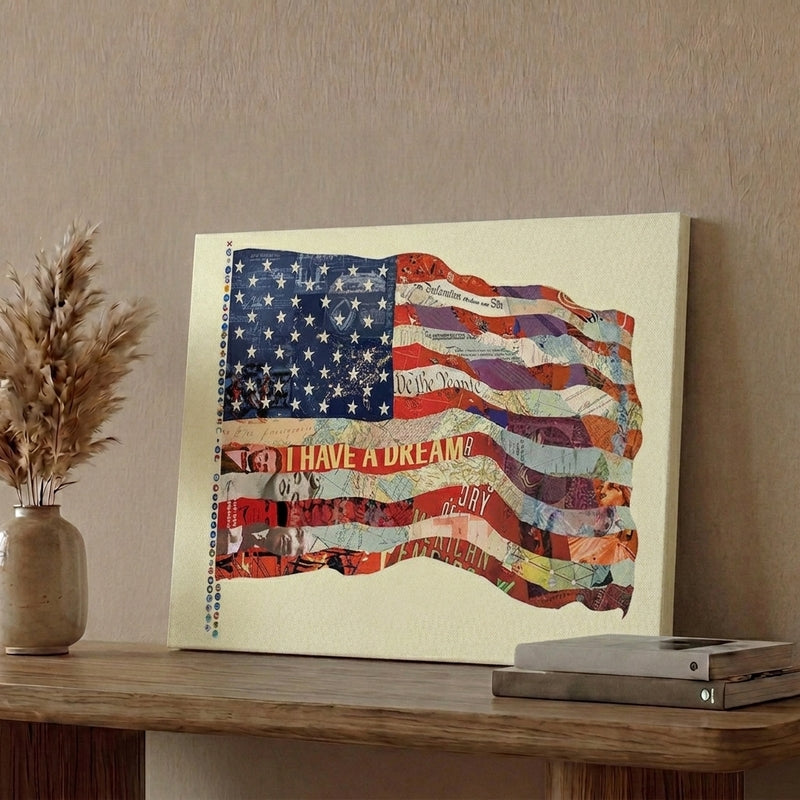 American Pride Canvas Wall Painting