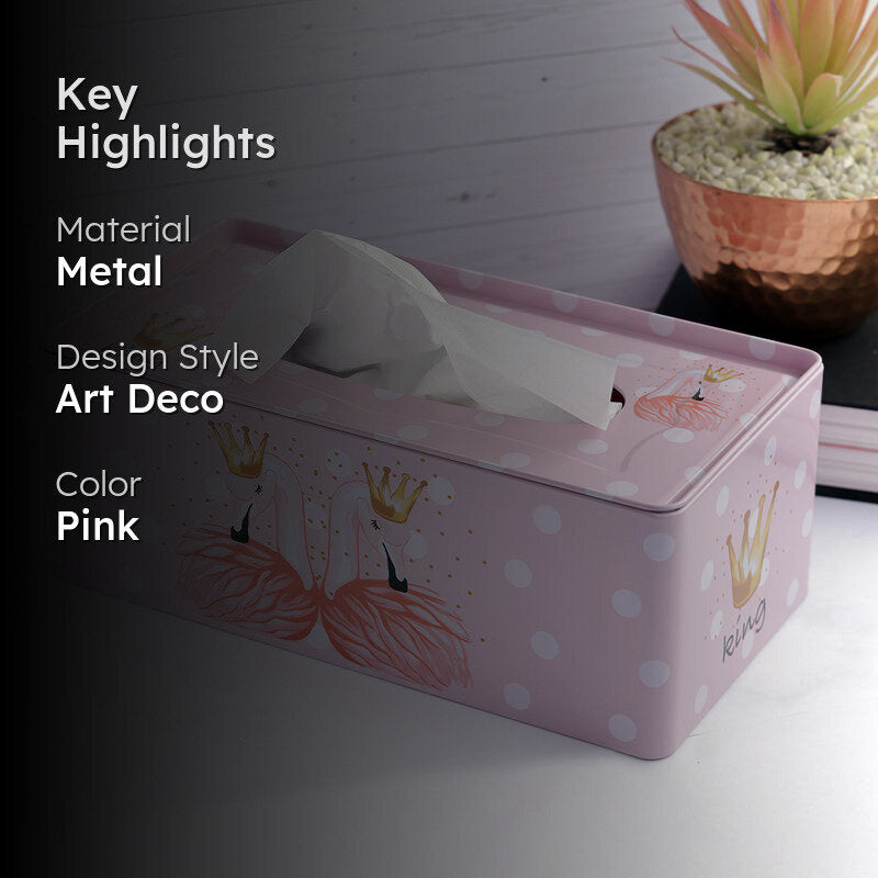 Flamingo Shine Tissue Box media 2